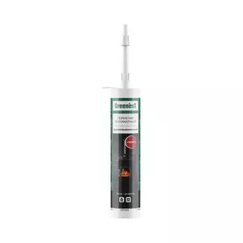 Герметик силикатный для печей и каминов GREENesT Fire Sealant +1500