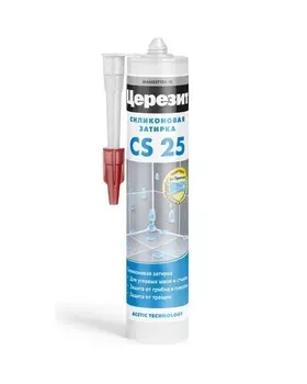 Герметик силиконовый Церезит CS 25 манхеттен, 280 мл