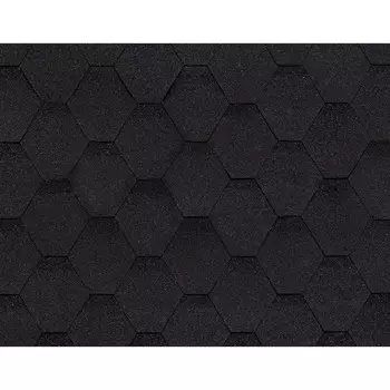 Гибкая черепица ТехноНиколь Оптима Соната упаковка 3 кв.м. цвет черный