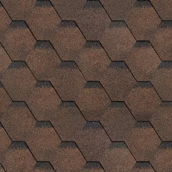 Гибкая черепица ТехноНИКОЛЬ Shinglas Финская, коричневый упак. 3м2