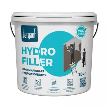 Гидроизоляция проникающая Bergauf Hydro Filler 20 кг