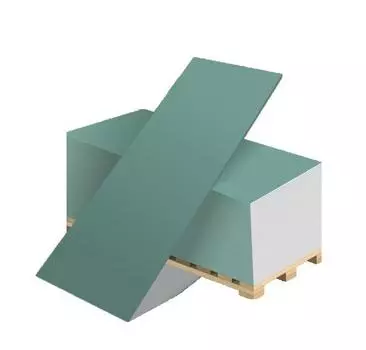 Гипсокартон Волма 2500х1200х9,5мм влагостойкий