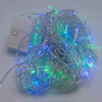 Гирлянда "Бахрома"100 LED,размер 2x0.7 м,IP20 multicolor