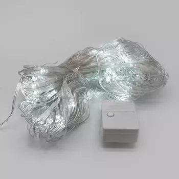 Гирлянда "Сеть" 150 LED, размер 1,5x1.5 м, IP20 white