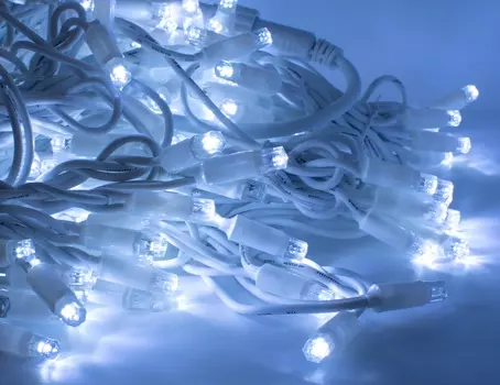 Гирлянда уличная "Занавес-ВСПЫШКА" 400 LED,IP67,размер 3x3m,белый цвет