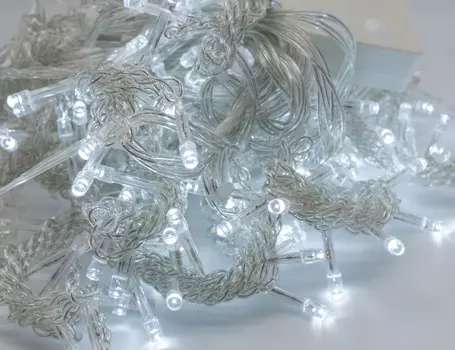 Гирлянда "Занавес" 300 LED,размер 2.5x2 м,IP20 white