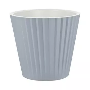 Горшок для цветов InGreen Sand D230мм, 5,8л c дренажной вставкой, Утренний туман