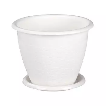 Горшок для цветов Розалия 3,2л белый, арт. М1523