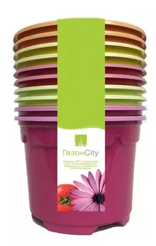 Горшок для рассады Дуо d10,5 см; h8 см; 0,48 л, разноцветный 10 шт/уп