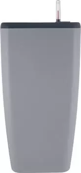 Горшок с автополивом InGreen Munchen 20л с внутренней вставкой 8л, квадратный, Утренний туман