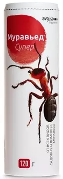Гранулы против садовых и домовых муравьев Август Муравьед Супер 120 г