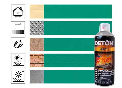 Грунт-эмаль DETON ART surgery, аэрозоль 520 мл