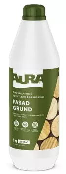 Грунт биозащитный для древесины "Aura Fasad Grund" 1л