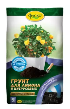 Грунт Цветочное счастье д/цитрусов 5л. /Фаско