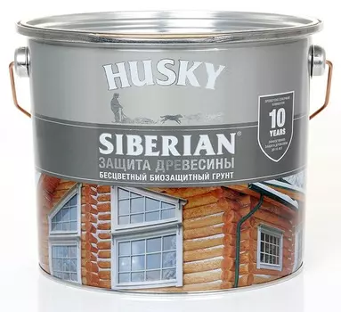 Грунт для дерева Husky Siberian 2,7л, бесцветный