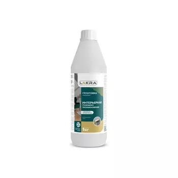 Грунт Лакра интерьерный, глубокого проникновения, против плесени, 1 л