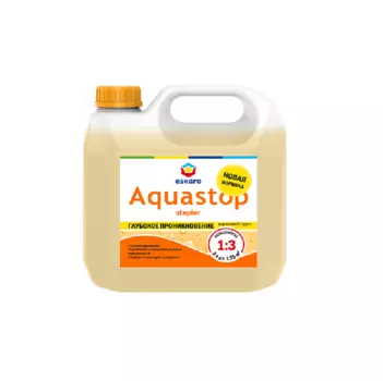 Грунт укрепляющий, концентрат 1:3 "Eskaro Aquastop Stepler" 3 л