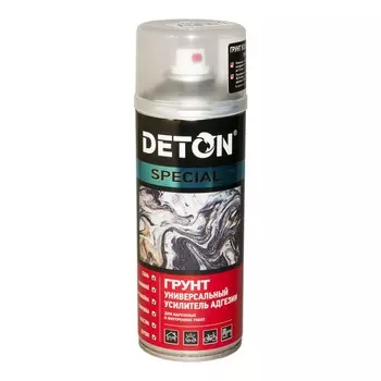 Грунт усилитель адгезии универсальный "DETON SPECIAL" прозрачный, аэрозоль 520 мл
