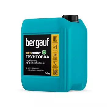 Грунтовка глубокого проникновения Tiefgrunt морозостойкая версия, 10 л