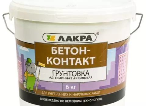 Грунтовка Лакра бетон-контакт 6 кг PROF IT