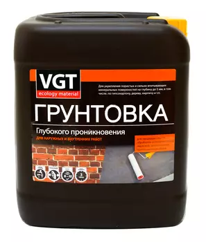 Грунтовка VGT ВД-АК-0301 глубокого проникновения 10 кг