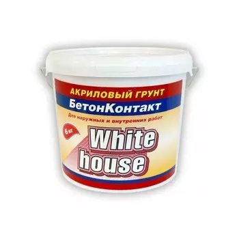 Грунтовка White House БЕТОНКОНТАКТ 6 кг