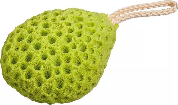 Губка Банные штучки с экстрактом зелёного чая 100х80х45 мм