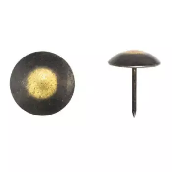 Гвоздь декоративный Сфера 11 мм, 1,3х16 мм, бронза ренессанс, 30 шт