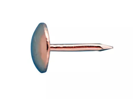 Гвоздь мебельный 411 латунированный, 50 шт