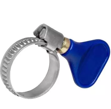 Хомут-бабочка 25-40 нержавеющая сталь, 2 шт