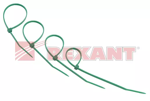 Хомут nylon Rexant 150 х 3.0 мм 25шт зеленый