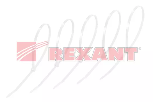 Хомут nylon Rexant 300 х 5.0 мм 25шт белый