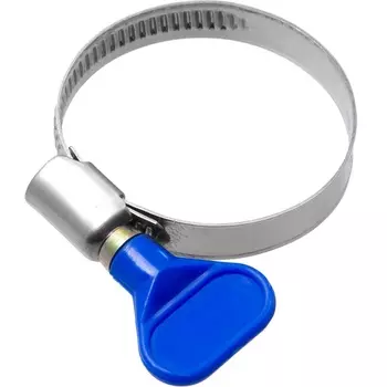 Хомут обжимной из нерж.стали 30-45 мм, бабочка