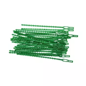 Хомуты для растений, 22 см, 20 шт, пластик