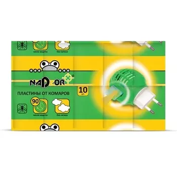 ITM003P Пластины от комаров без запаха по 10шт Nadzor/250