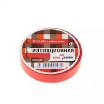 Изолента ПВХ Klebebander 19 х 20 красная арт.ТIK904Т/200/5