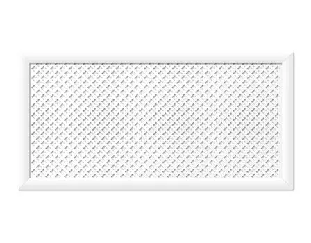 Экран для радиатора МДФ Stella Готико Белый 1200х600х12 мм