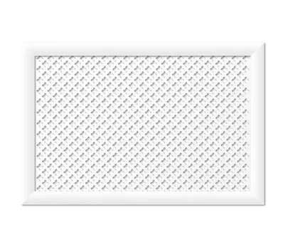 Экран для радиатора МДФ Stella Готико Белый 900х600х12 мм