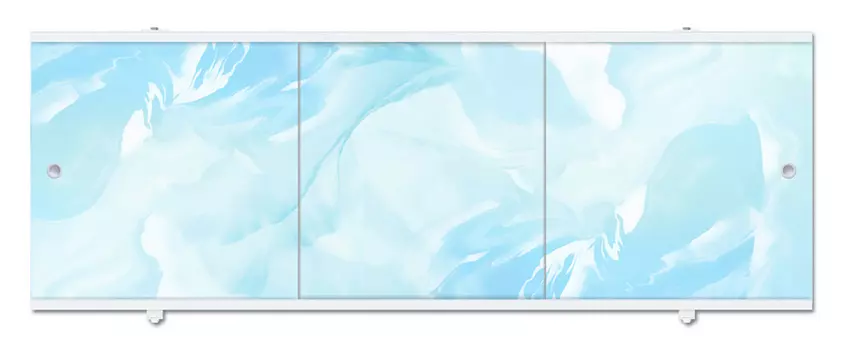 Экран для ванны Премиум А Голубой 1,48 м