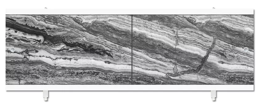 Экран п/в "Кварт" 1,48 (Черный мрамор)