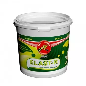 Эластичное покрытие elast -r песочный 6кг
