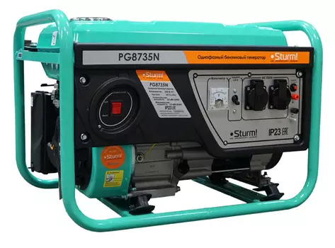Электрогенератор Sturm!, 3500 ВА, ручн старт, бак 15 л, 42 кг