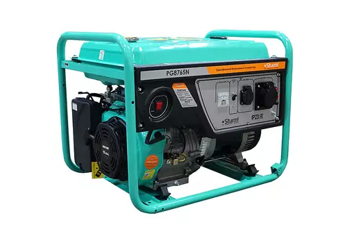 Электрогенератор Sturm!, 6500 ВА, ручной старт, бак 25 л, 73 кг