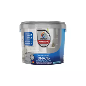 Эмаль Акриловая Универсальная (Глянцевая) "ProfiluxProfessional" база 1 10 кг