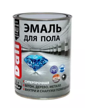Эмаль Dali для пола, алкидно-уретановая, база С, 0,8 л