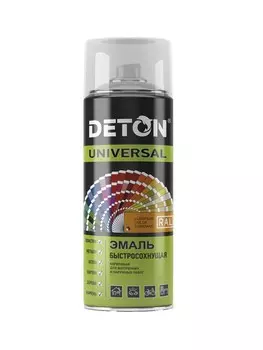 Эмаль Deton Universal акриловая, быстросохнущая, аэрозоль, водянисто-синий, 520 мл