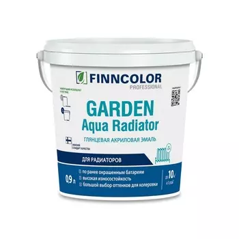Эмаль Garden Aqua Radiator A акриловая, глянцевая, 0,9 л