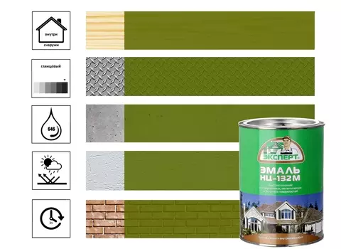 Эмаль Эскперт НЦ-132М 0,7 кг, защитная