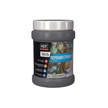 Эмаль универсальная перламутровая, графит, 0,23 кг