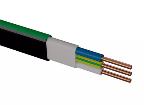 Кабель ВВГ-Пнг(А) 3*1.5 плоск Voltex (10 м)